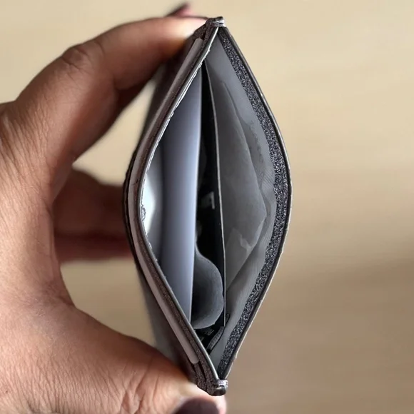 Kate Spade New York Small Glitter Slim Card Holder - Picture 3 of 6